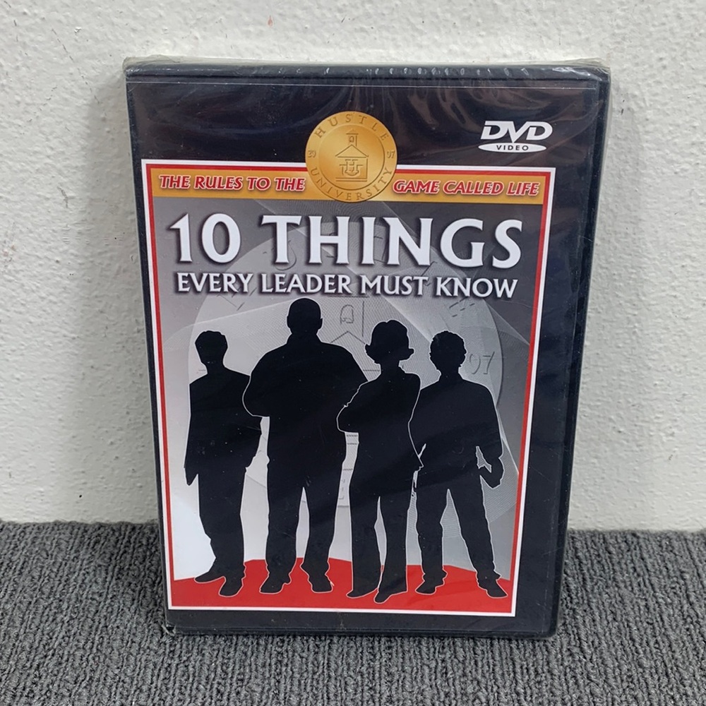 10 Things Every Leader Must Know (DVD, 2010) Hustle University New Sealed